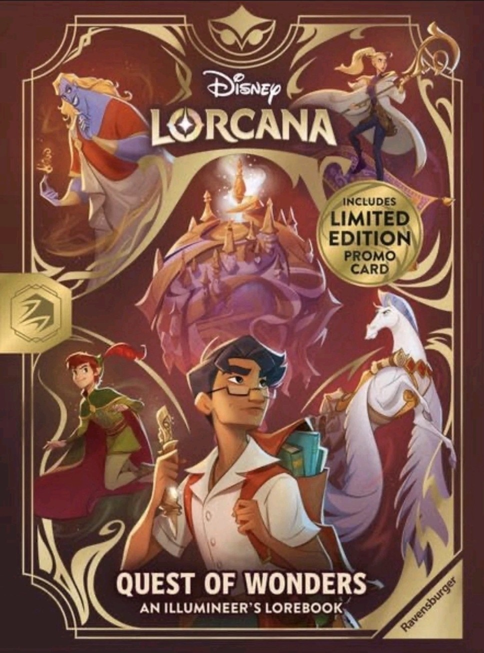 2026 D23 Disney Lorcana Quest Of Wonders Illumineers Lorebook W/PROMO PRESALE 2026 D23 Disney Lorcana Quest Of Wonders Illumineers Lorebook W/PROMO PRESALE