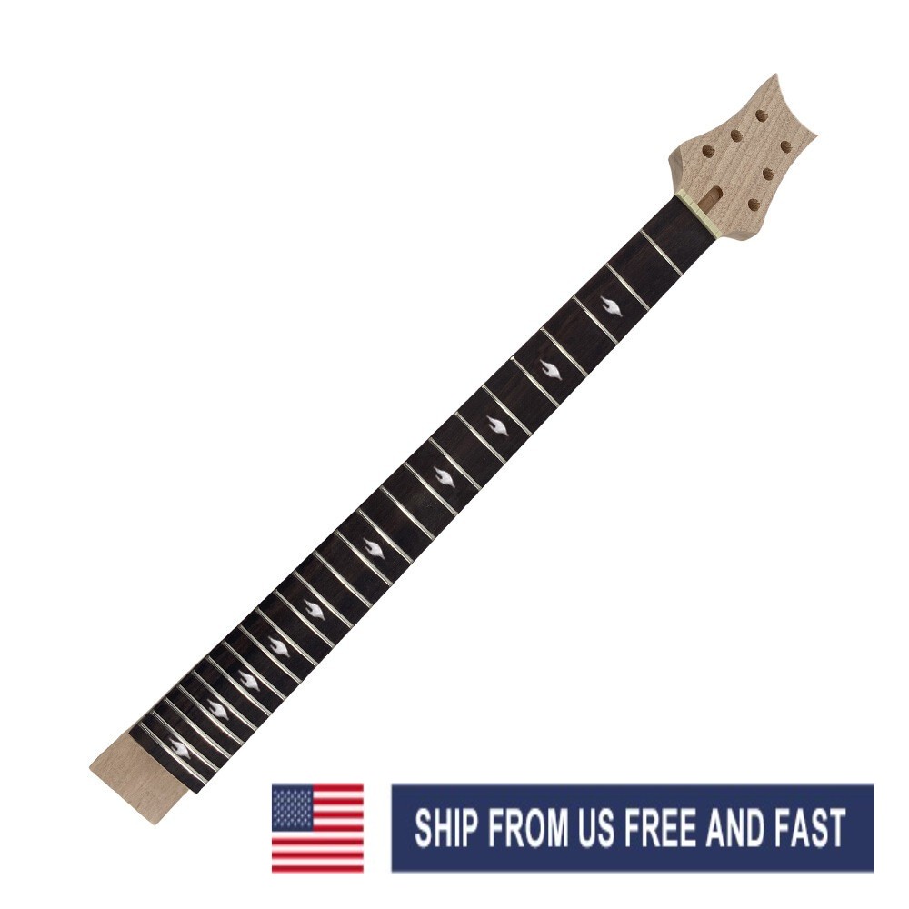 Electric Guitar Neck 24 fret 25.5inch Mahogany Rosewood Fretboard Unfinished Electric Guitar Neck 24 fret 25.5inch Mahogany Rosewood Fretboard Unfinished