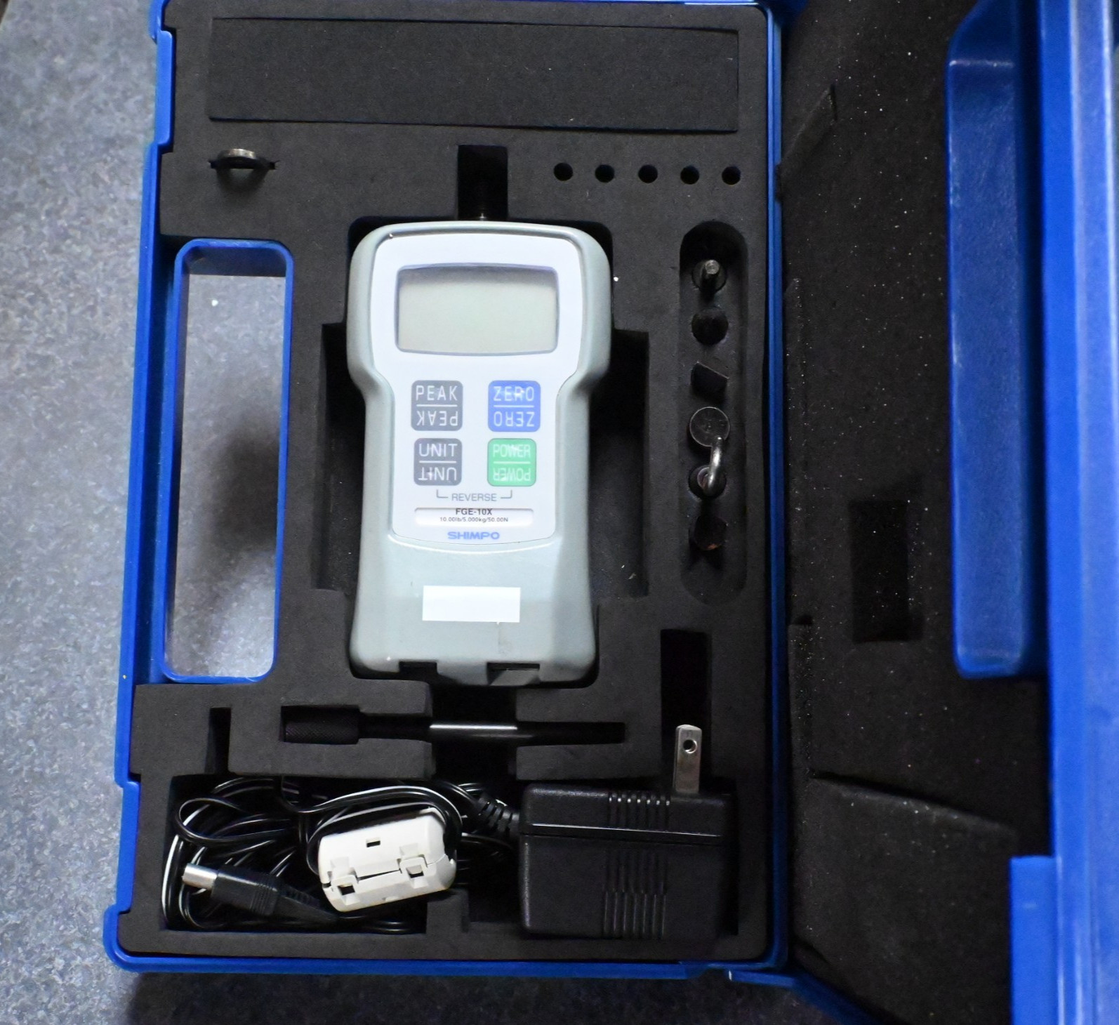 Shimpo FGV-10X Digital Force Gauge - Capacity 10LB / 5KG / 50N