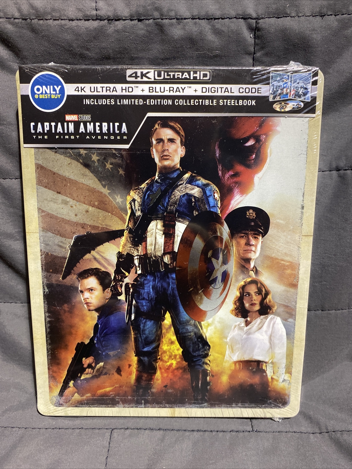 Captain America The First Avenger Steelbook 4K Ultra HD + Blu-Ray + Digital LE Captain America The First Avenger Steelbook 4K Ultra HD + Blu-Ray + Digital LE