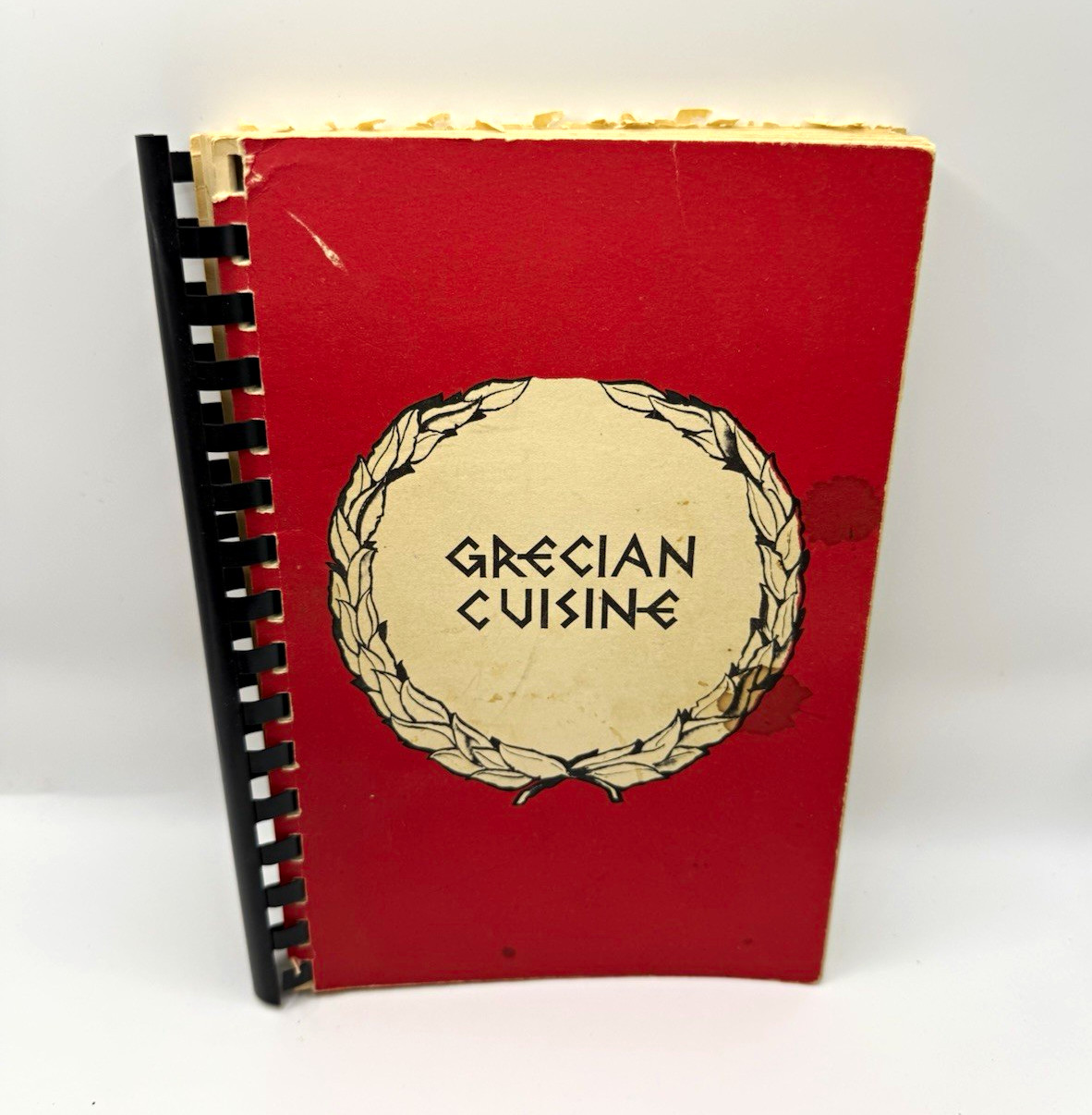 Very Rare Vintage 1962 Grecian Cuisine Cookbook Greek Orthodox Festival Bazaar