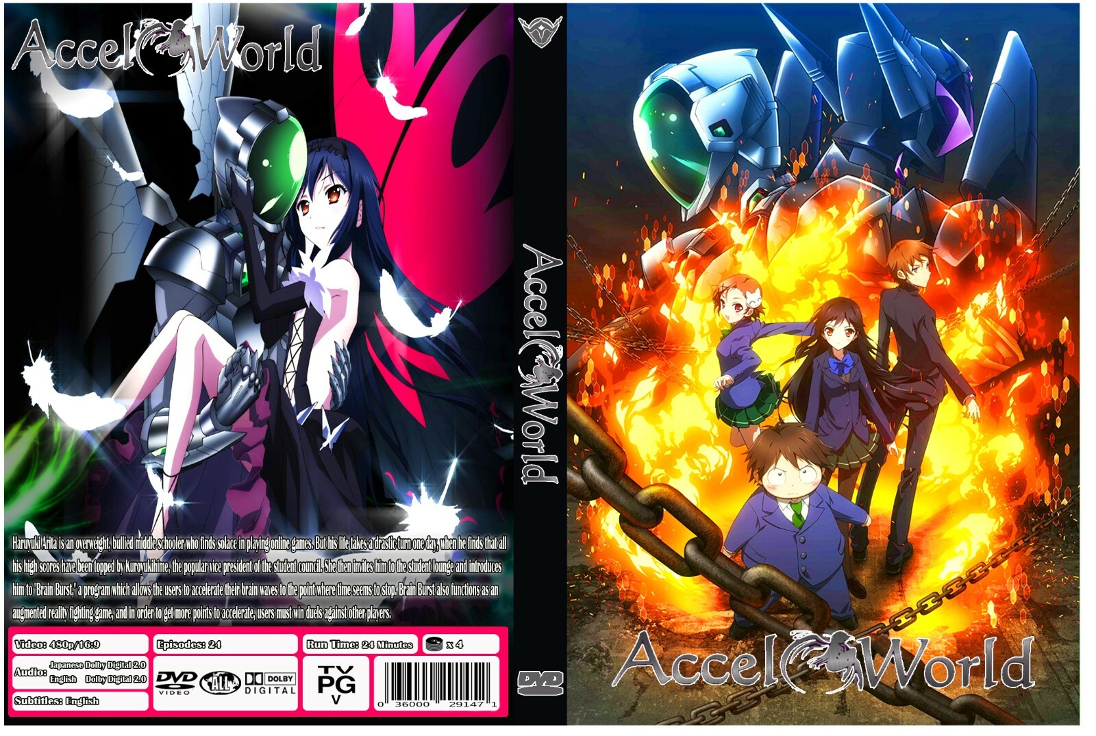 Accel World Complete Series Dual Audio English/Japanese with Eng Subs Accel World Complete Series Dual Audio English/Japanese with Eng Subs