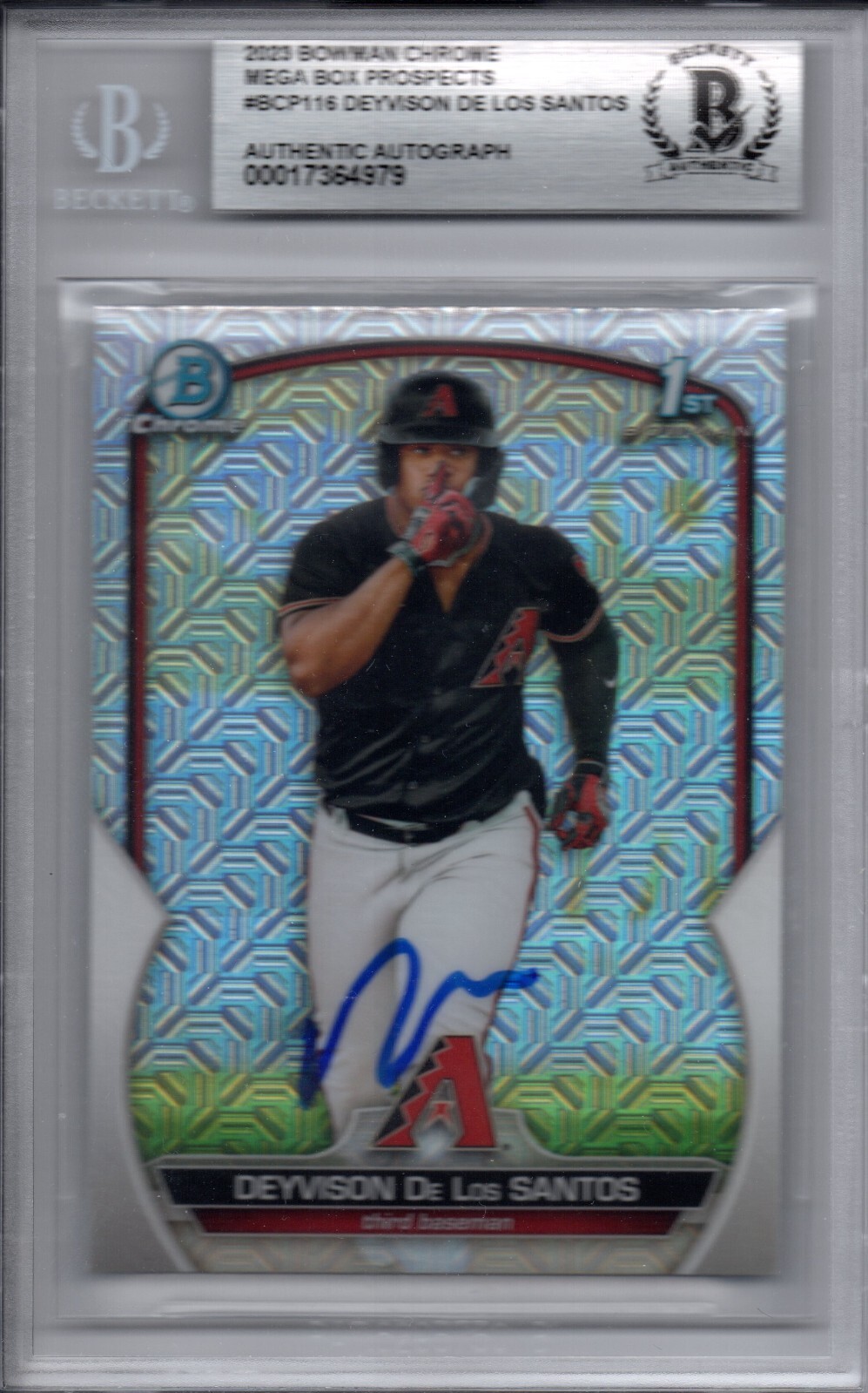 Deyvison De Los Santos 2023 Bowman Chrome Mojo Auto Signed Rookie Card Beckett Deyvison De Los Santos 2023 Bowman Chrome Mojo Auto Signed Rookie Card Beckett