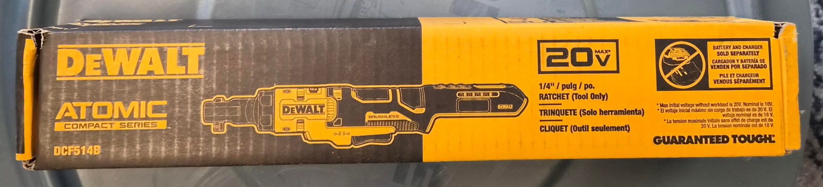 DCF514B Dewalt Atomic 20V Brushless 1/4 Ratchet Brand New DCF514B 