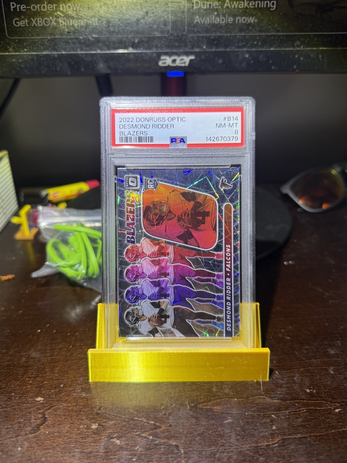 2022 Panini Donruss Optic - Blazers Desmond Ridder #B-14 (RC) 2022 Panini Donruss Optic - Blazers Desmond Ridder #B-14 (RC)