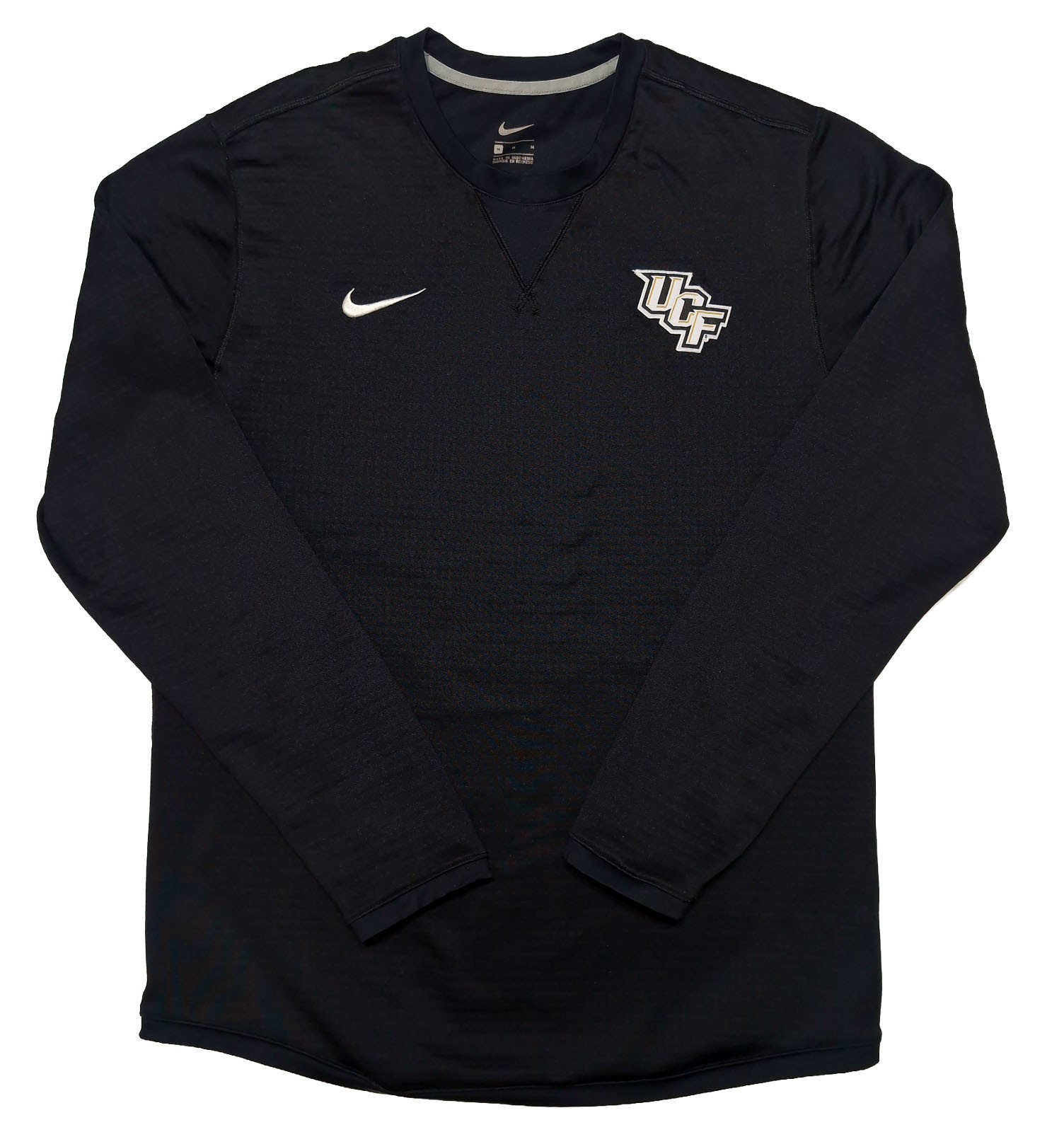 NIKE UCF Knights Long Sleeve Thermal Shirt Sweatshirt Black Medium M NIKE UCF Knights Long Sleeve Thermal Shirt Sweatshirt Black Medium M