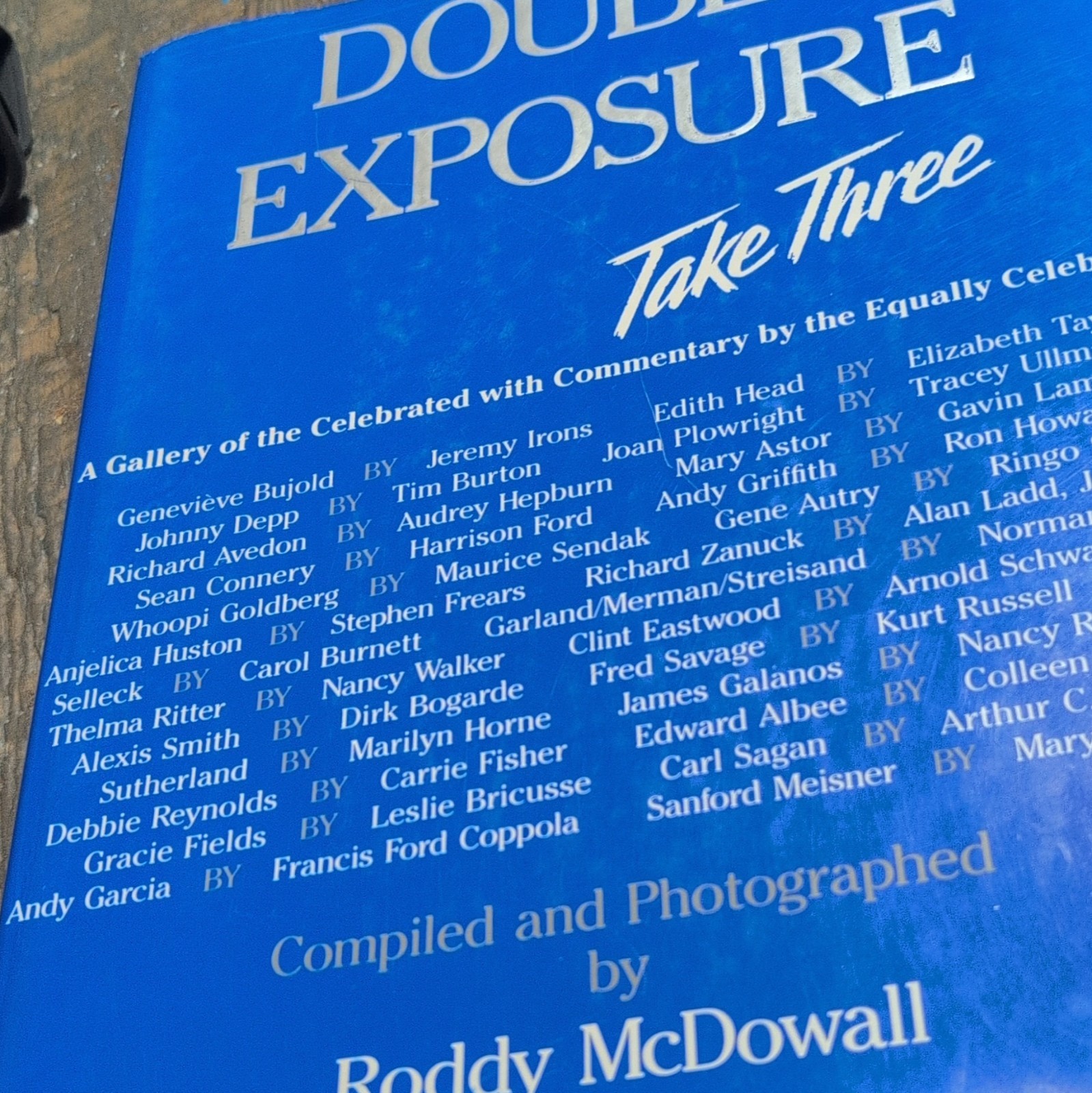 Double Exposure Take Three Hardcover Roddy McDowall Signed/Inscribed Illustrated Double Exposure Take Three Hardcover Roddy McDowall Signed/Inscribed Illustrated