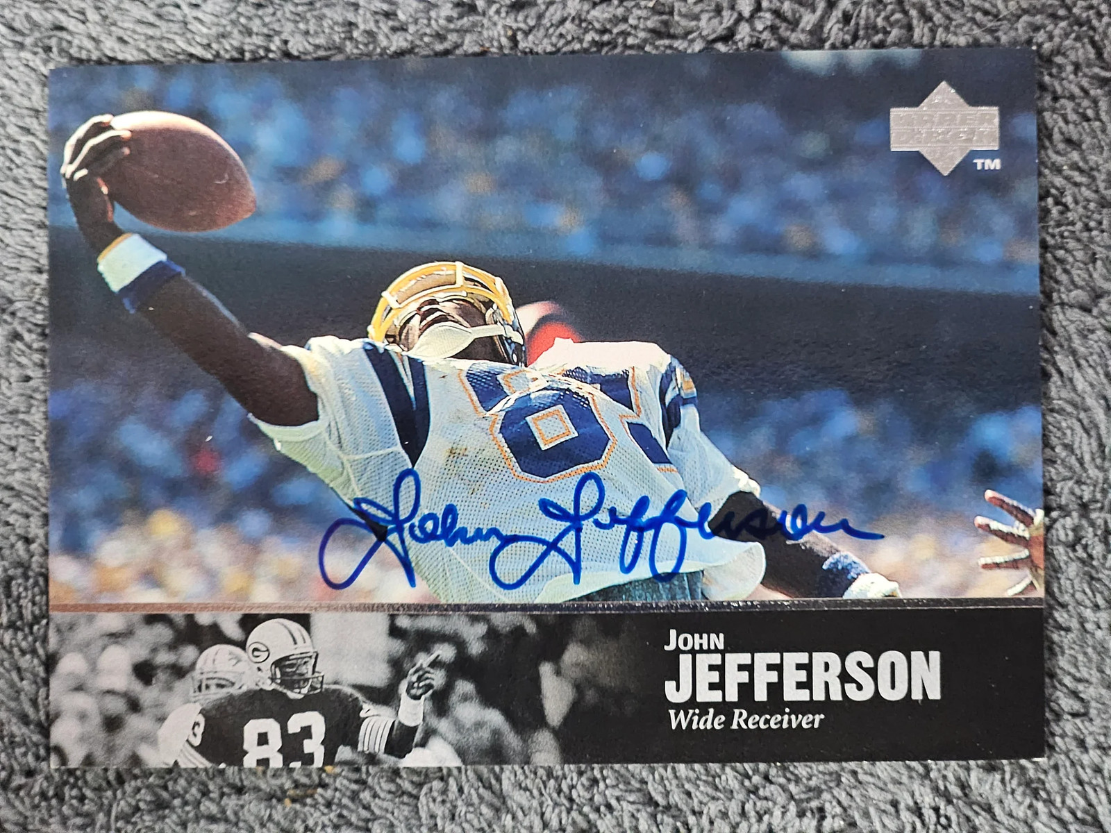 1997 Upper Deck NFL Legends Signatures #AL-121 John Jefferson Autograph Auto