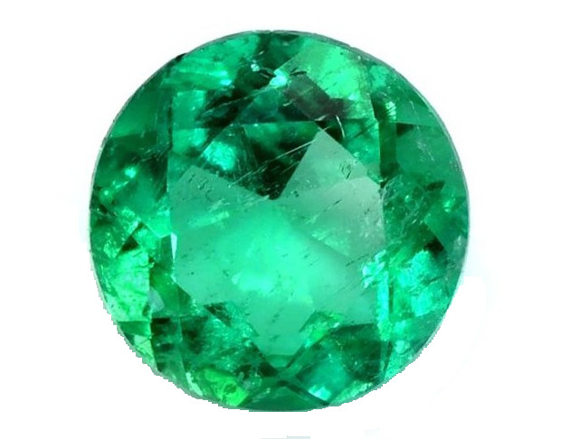 EMERALD ROUND CUT MUZO COLOMBIA NATURAL GEM GENUINE FACETED TINY SMALL 3mm AAA