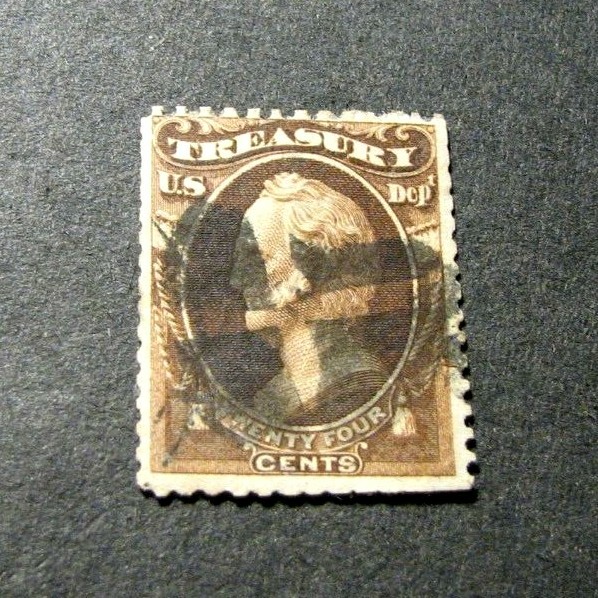 US Stamp Scott# O80 Treasury/Scott 1873 H35 US Stamp Scott# O80 Treasury/Scott 1873 H35