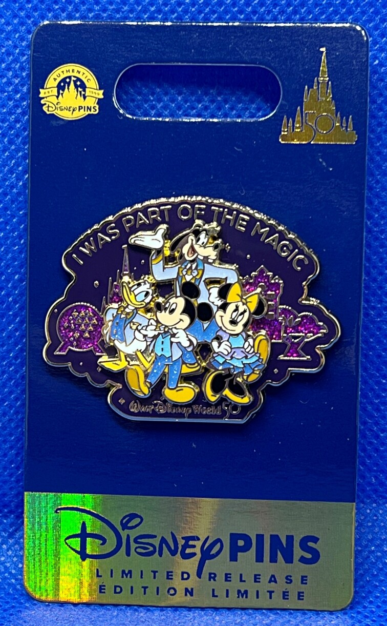 Disney Parks WDW 50th Anniversary Finale pin I was part of the magic 2023 - LR Disney Parks WDW 50th Anniversary Finale pin I was part of the magic 2023 - LR