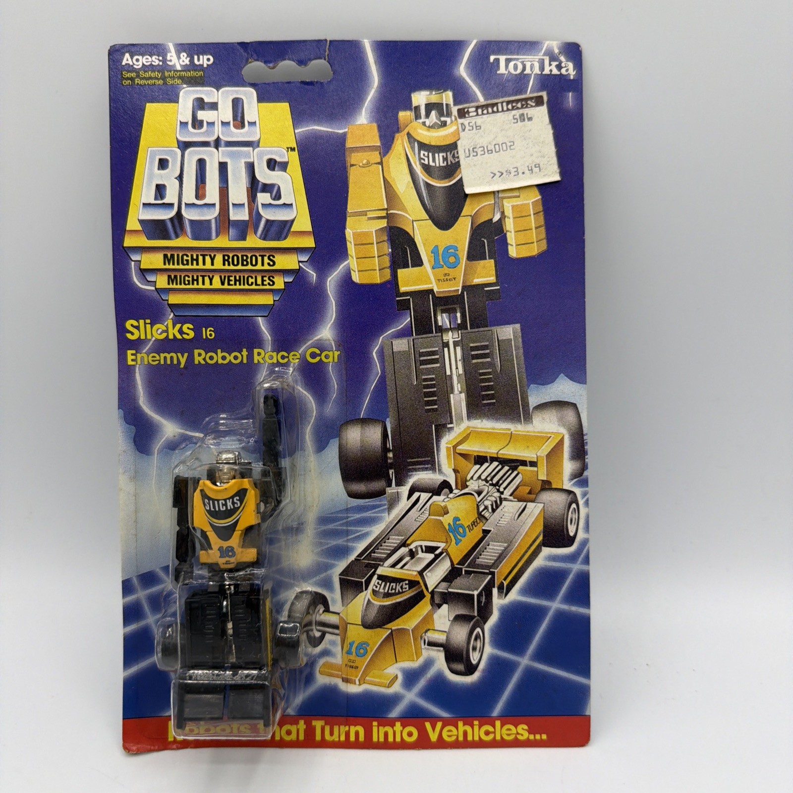 1984 Vintage Tonka Go Bots Slicks 16 Enemy Robot Race Car Series 2 NOS NEW 1984 Vintage Tonka Go Bots Slicks 16 Enemy Robot Race Car Series 2 NOS NEW