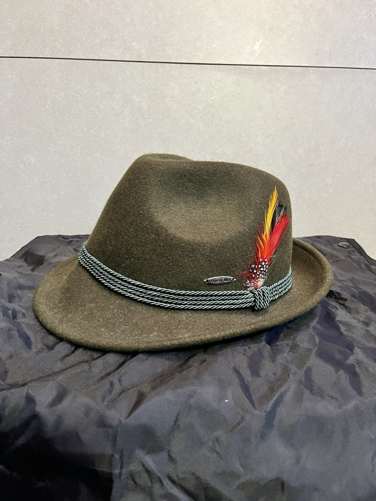EHG Bavarian Alpen Hat Size XL 100% Wool Green German Oktoberfest EHG Bavarian Alpen Hat Size XL 100% Wool Green German Oktoberfest