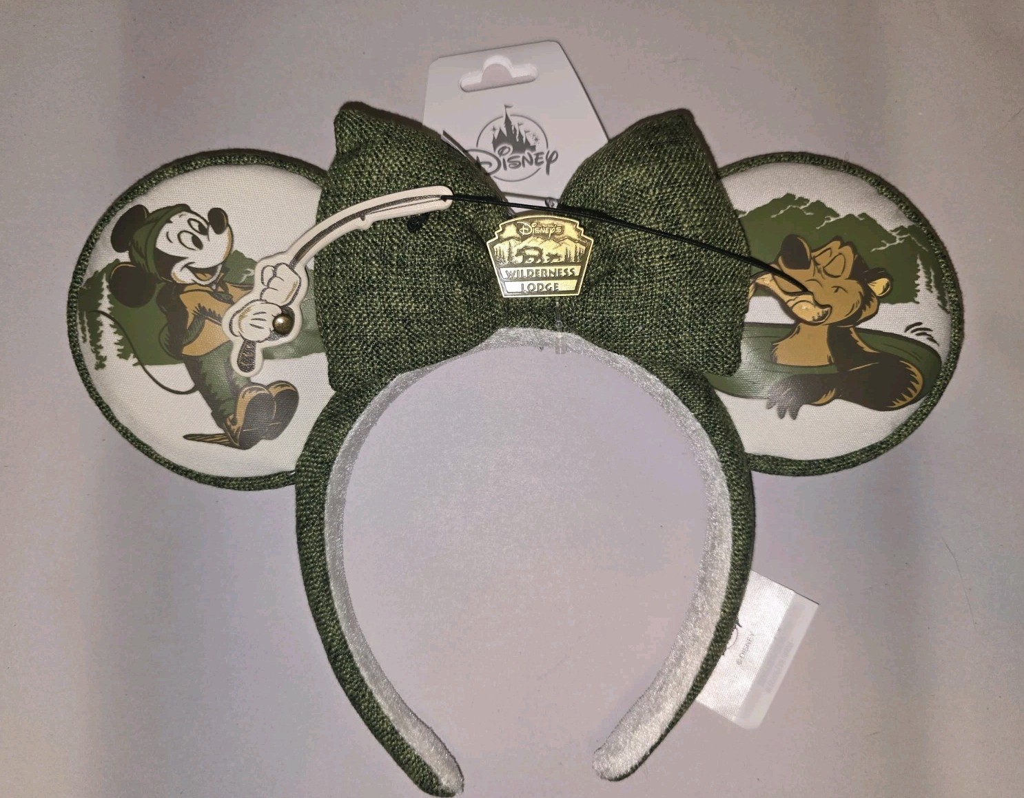 NEW Disney Parks WDW Wilderness Lodge Resort Mickey Mouse Humphrey Ears Headband NEW Disney Parks WDW Wilderness Lodge Resort Mickey Mouse Humphrey Ears Headband