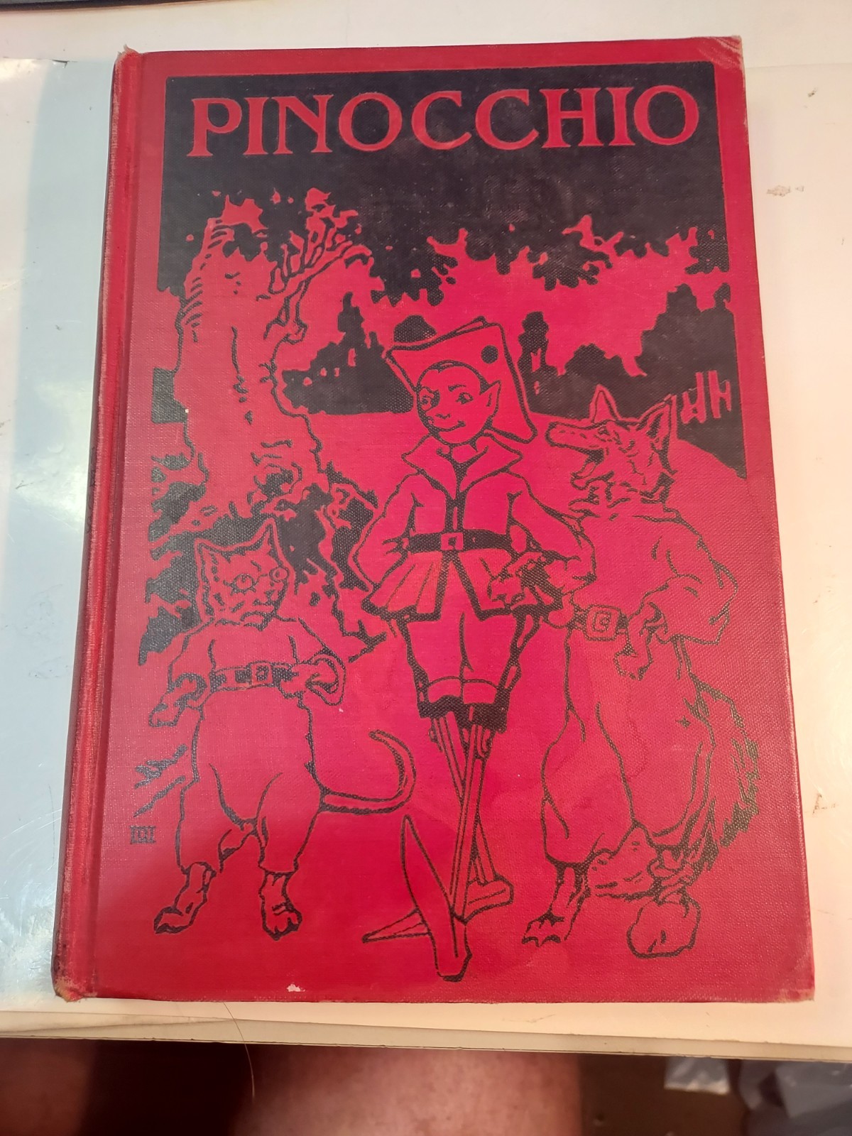 Antique 1923 PINOCCHIO by C. E. Collodi -John C. Winston Hardcover First Edition
