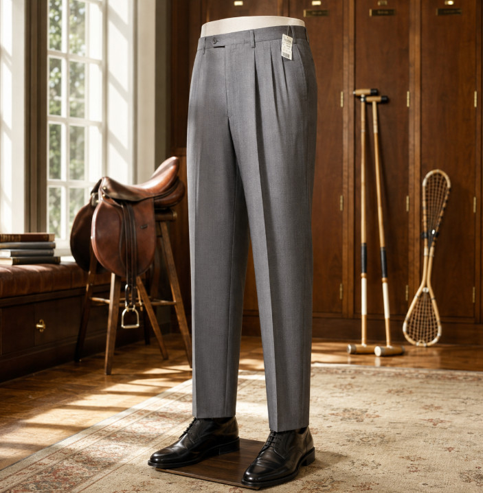 Brioni Sport Men\'s 38L IT 56 Gray Wool Mohair Linen Triple Pleat Dress Pants NWT Brioni Sport Men\'s 38L IT 56 Gray Wool Mohair Linen Triple Pleat Dress Pants NWT