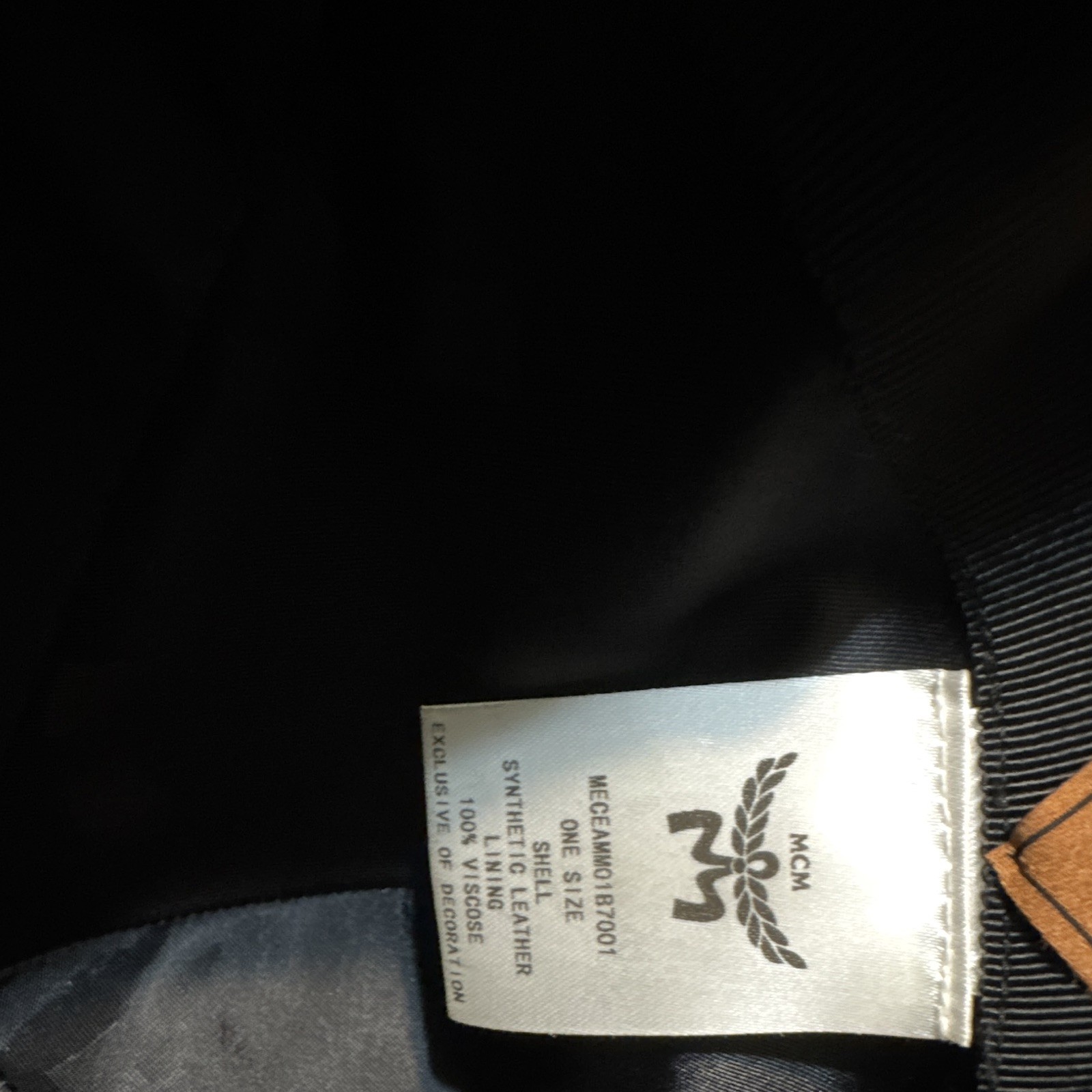 Worn Once MCM Hat Authentic Worn Once MCM Hat Authentic