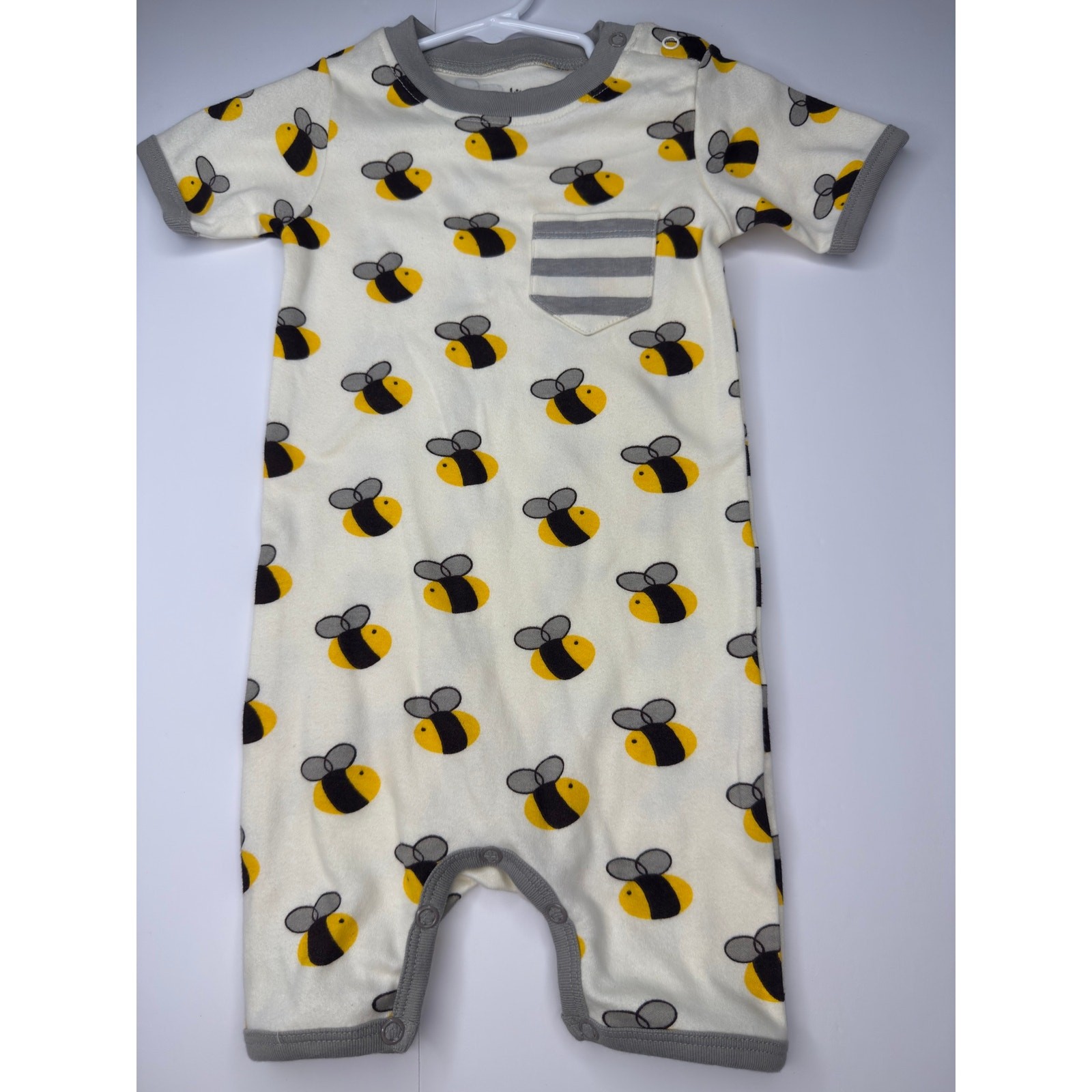 Cat & Dogma Baby 12-18M Bee Organic Cotton Bodysuit New With Tags Cat & Dogma Baby 12-18M Bee Organic Cotton Bodysuit New With Tags