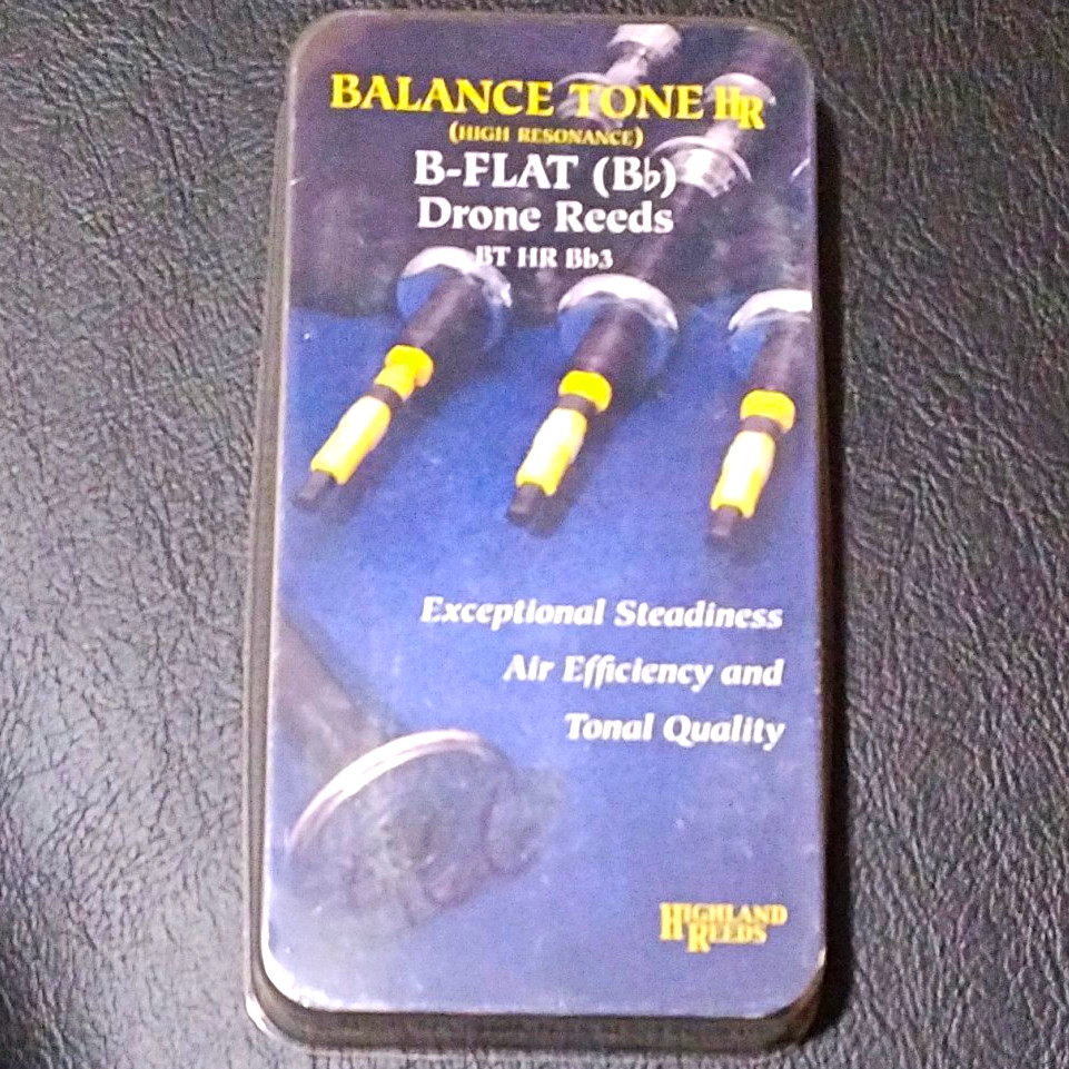 Highland Reeds Balance Tone Bb Drone Reeds for Great Highland Bagpipe Highland Reeds Balance Tone Bb Drone Reeds for Great Highland Bagpipe