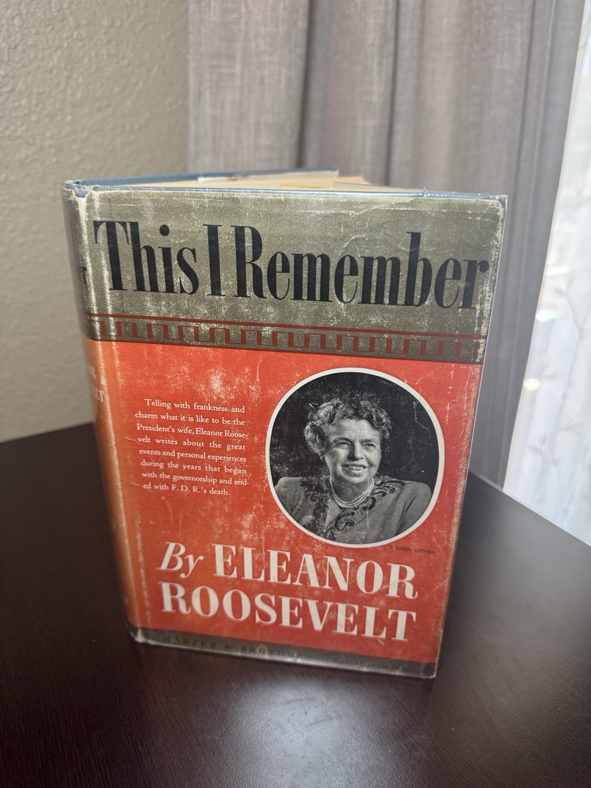 This I Remember | by  Eleanor Roosevelt | 1949 BOMC 1st Ed/1st Print HC/ DJ