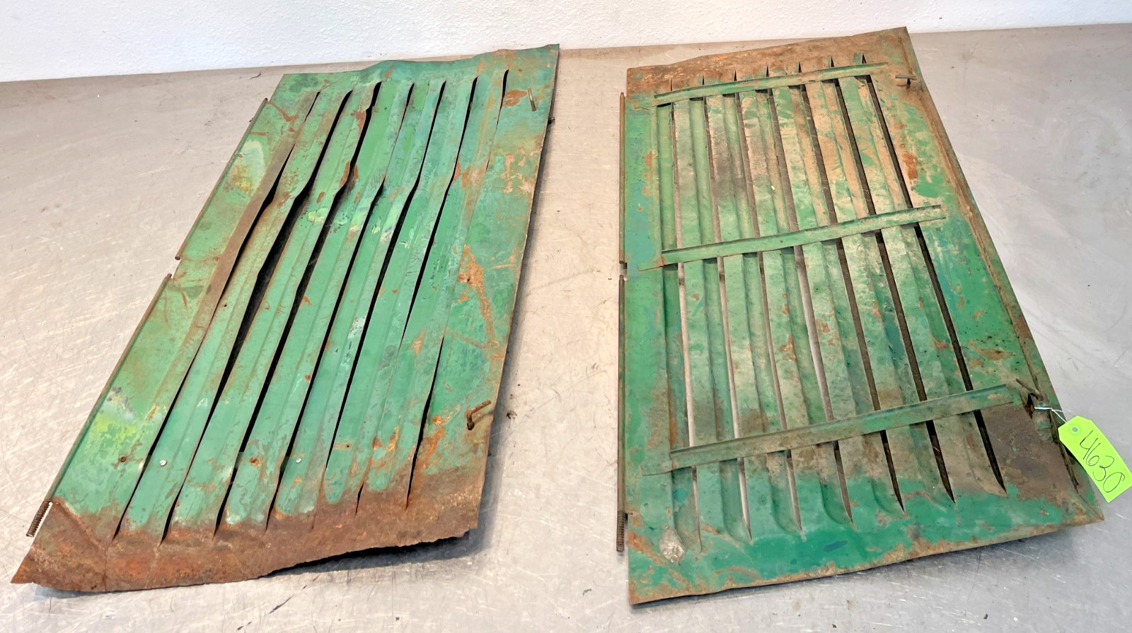 1950 Oliver 77 Row Crop Tractor Side Hood Panels 1950 Oliver 77 Row Crop Tractor Side Hood Panels