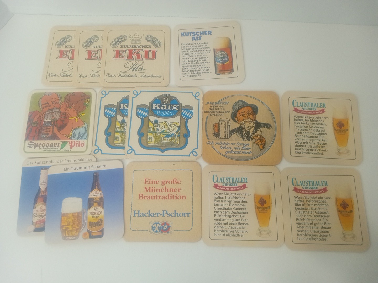 Vintage German Beer Original Authentic Coasters Huge Lot Assorted Pub Bar Rare Vintage German Beer Original Authentic Coasters Huge Lot Assorted Pub Bar Rare