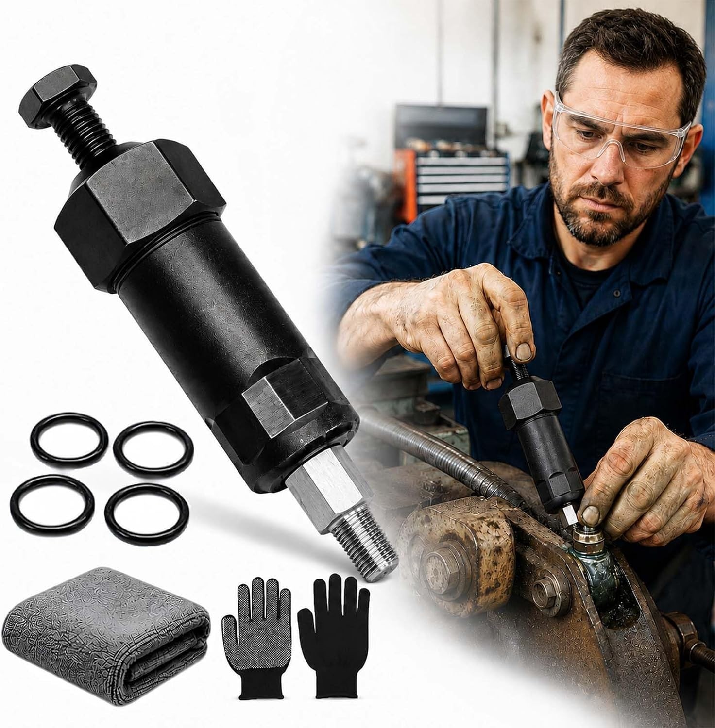 Heavy Duty Grease Fitting Cleaner Tool,Industrial Grease Unclogger Heavy Duty Grease Fitting Cleaner Tool,Industrial Grease Unclogger