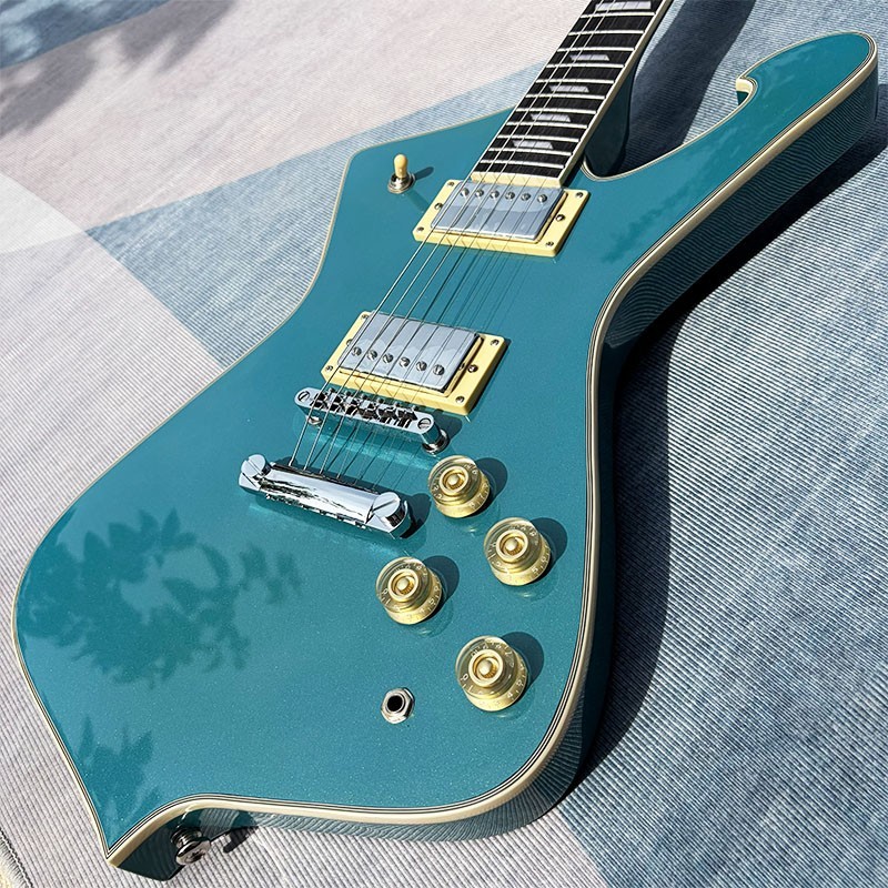 Factory‑direct Lake‑Blue Special‑Shaped Electric Guitar, Factory‑direct Lake‑Blue Special‑Shaped Electric Guitar,