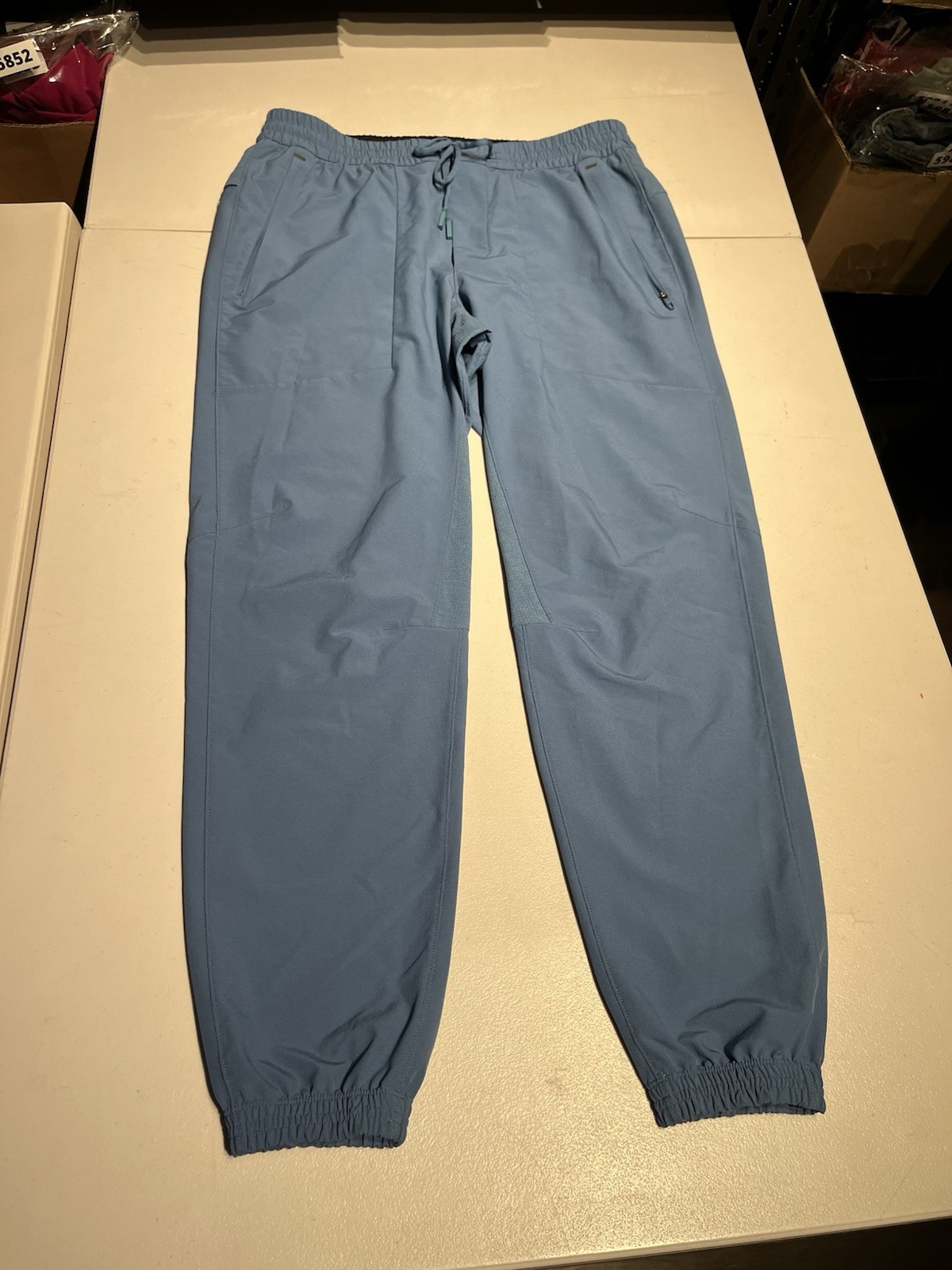 Lululemon Pants Men\'s Large Blue Surge Hybrid Drawstring Jogger 29” Inseam Poly