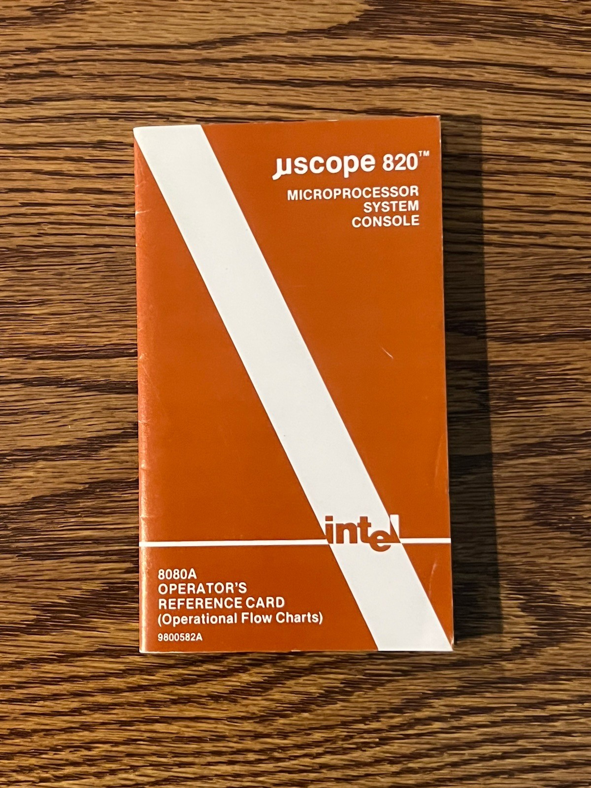 Vintage 1978 Intel uScope 8080A Pocket Guide IC Chip Microprocessor Computer CPU Vintage 1978 Intel uScope 8080A Pocket Guide IC Chip Microprocessor Computer CPU