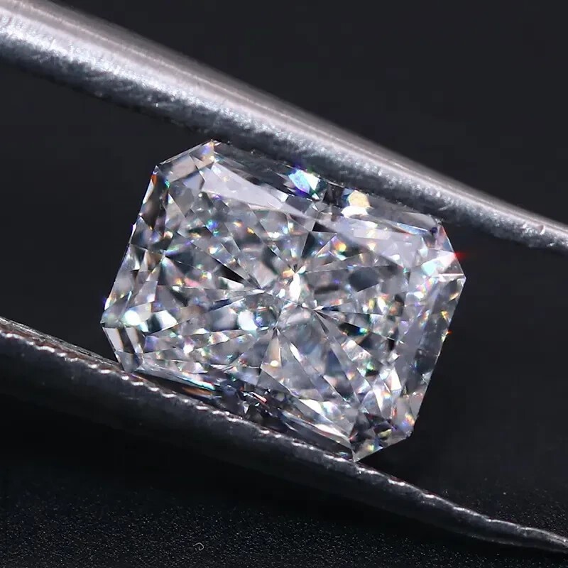 3 Ct Lab Grown Diamond Radiant Cut D Color Certified VVS1 Clarity Loose CVD