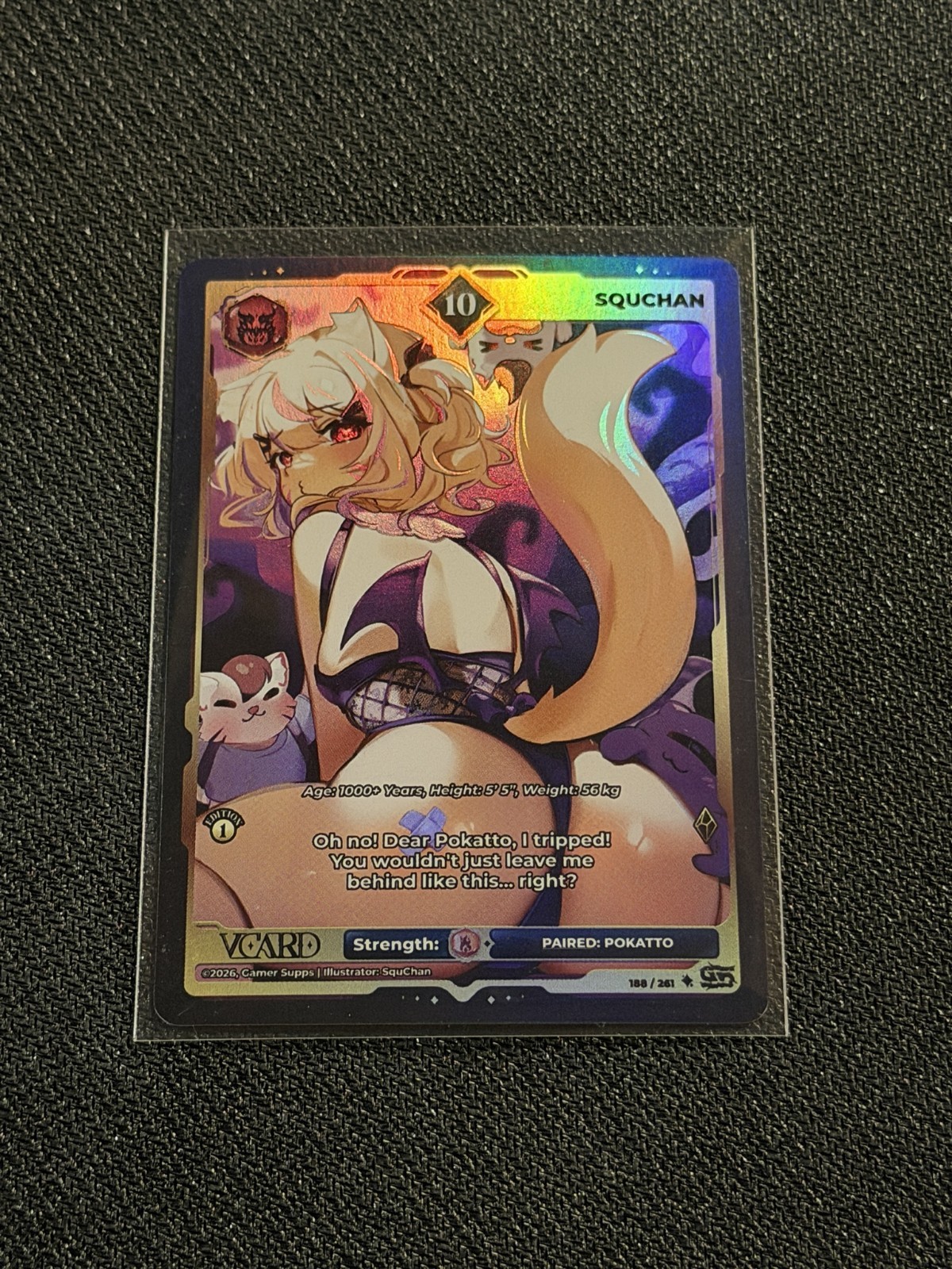 Gamersupps VCard Fractured Paradox 1st Edition Holo 10 Singles