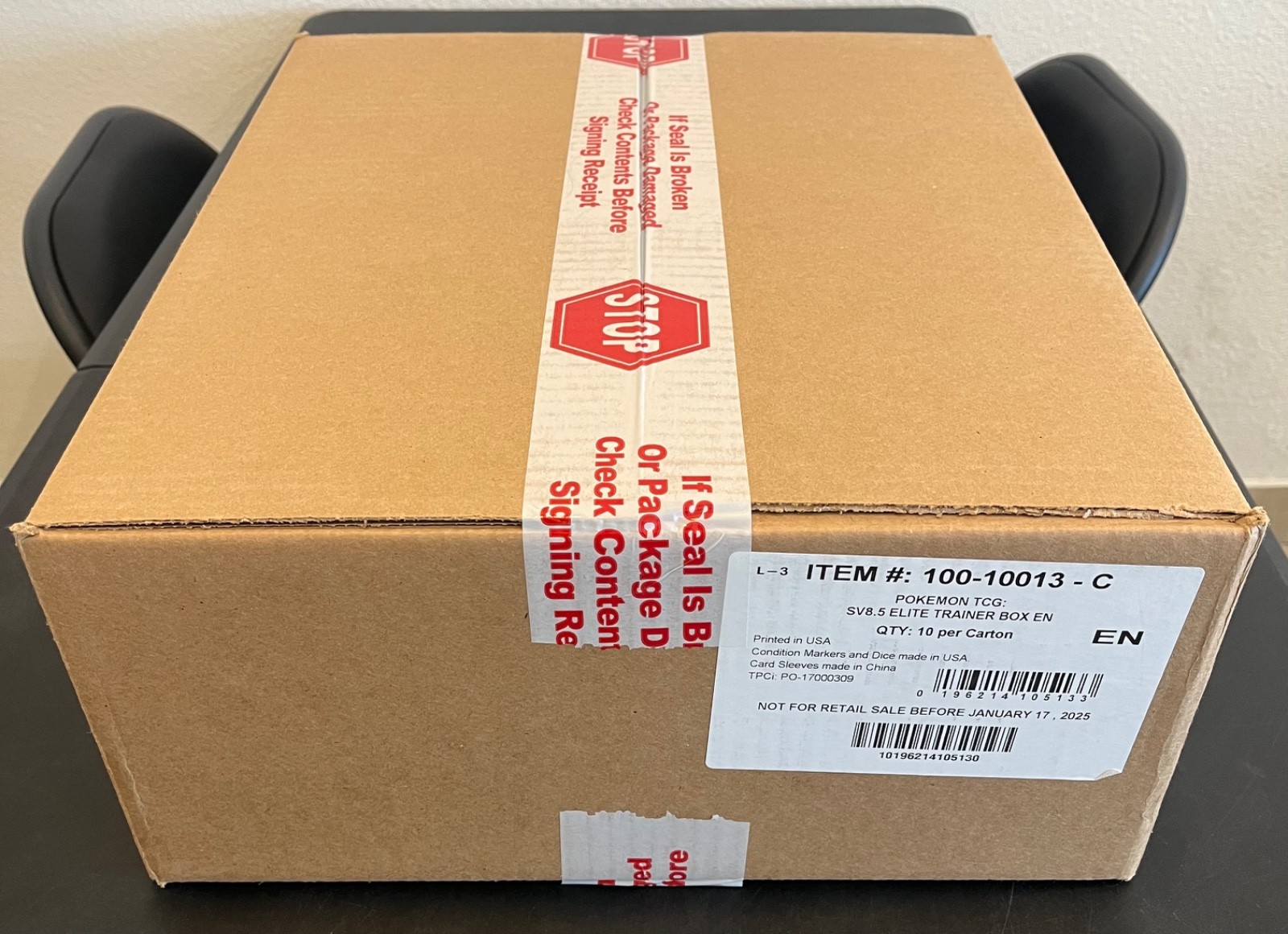 2025 Pokemon Prismatic Evolutions SV8.5 English Sealed ETB Case (10 ETBs/case)