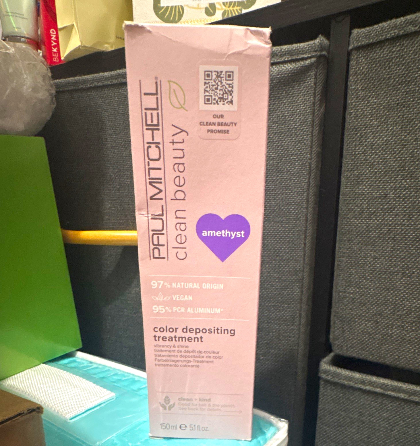 Paul Mitchell Clean Beauty Vegan Color Depositing Treatment Amethyst 5.1 fl oz Paul Mitchell Clean Beauty Vegan Color Depositing Treatment Amethyst 5.1 fl oz