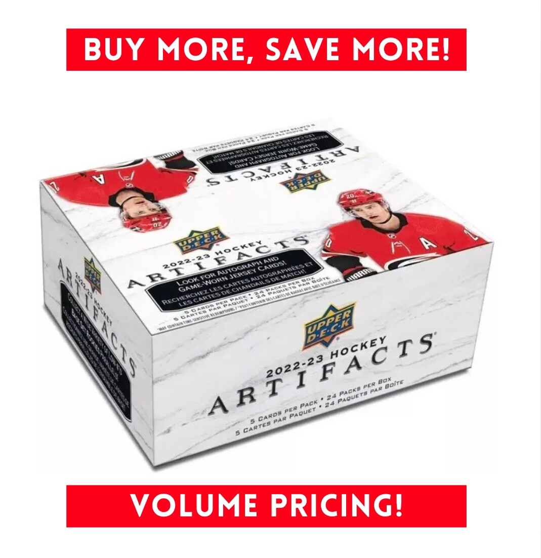 2022-23 Upper Deck Artifacts Hockey 24 Pack Retail Box 2022-23 Upper Deck Artifacts Hockey 24 Pack Retail Box