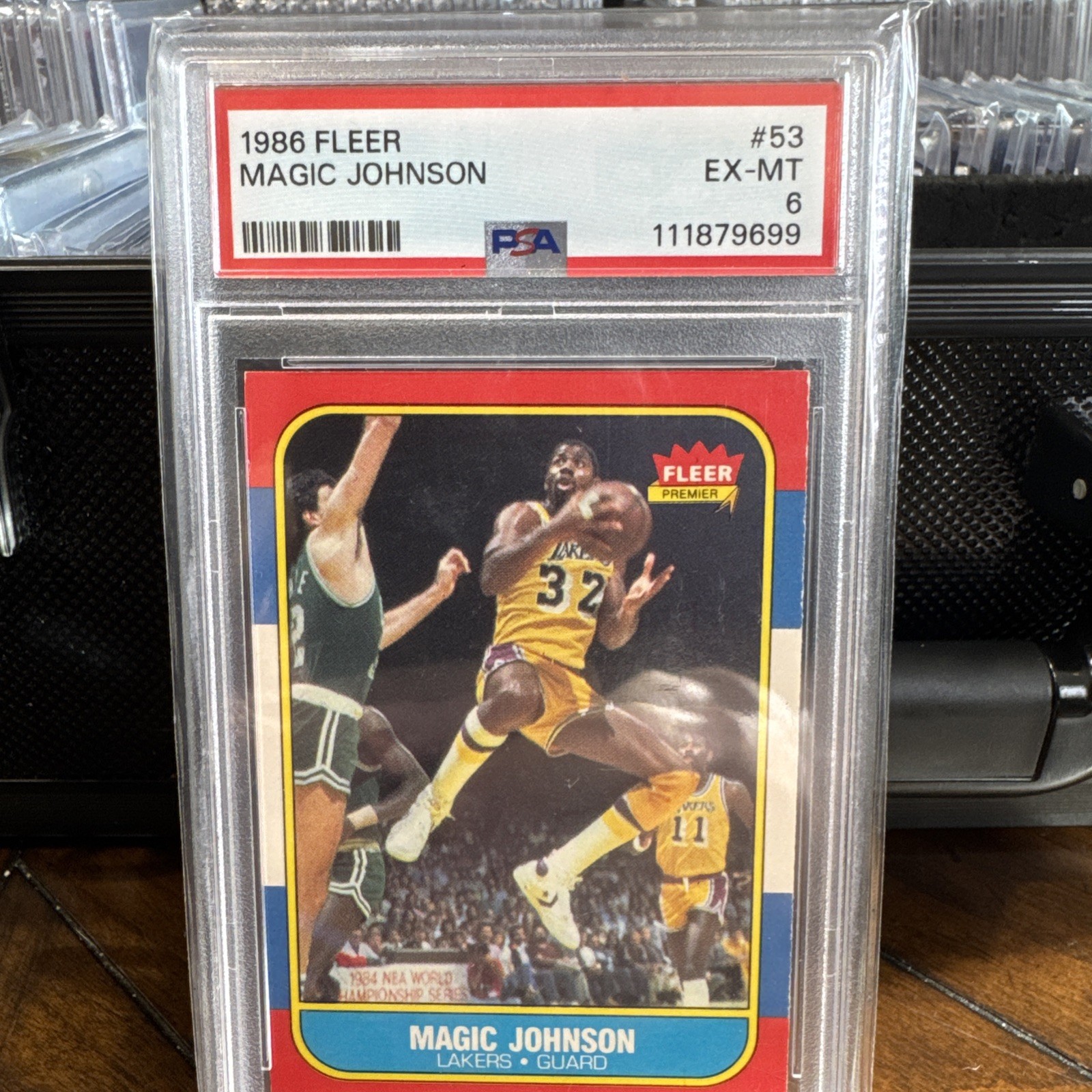 1986-87 Fleer - Magic Johnson #53