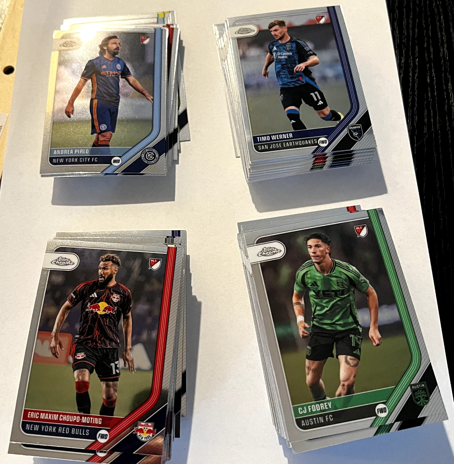 2026 Topps Chrome mls base cards 2026 Topps Chrome mls base cards