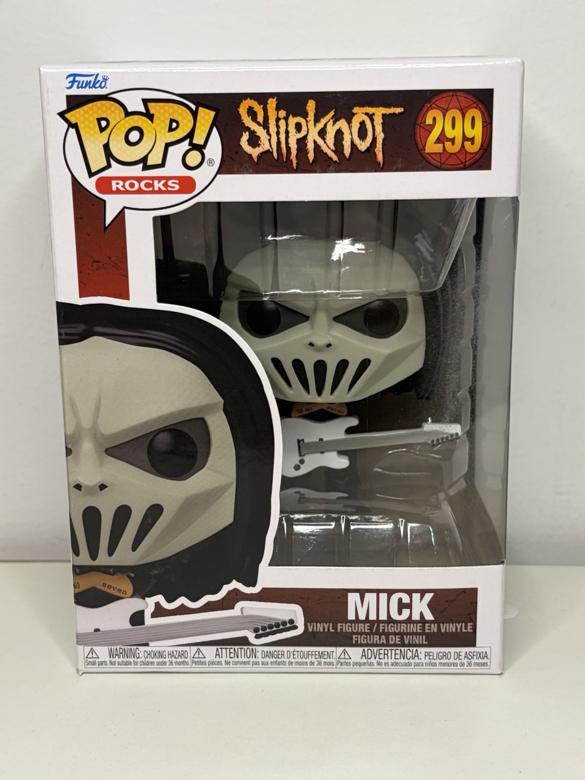 Funko Pop Vinyl Slipknot - Mick #299 ✨+Free Pop Protector✨ Funko Pop Vinyl Slipknot - Mick #299 ✨+Free Pop Protector✨
