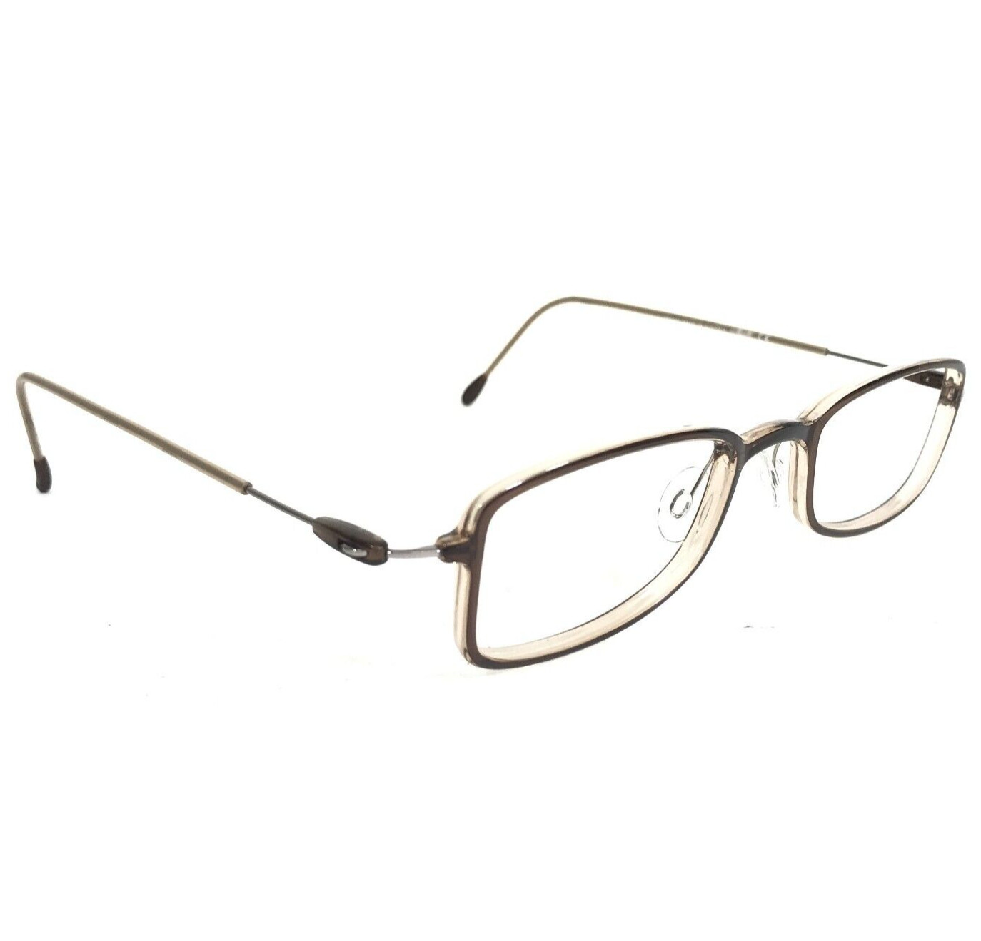 Silhouette Eyeglasses Frames SPX M 2820 /40 6052 Brown Rectangular 47-20-135 Silhouette Eyeglasses Frames SPX M 2820 /40 6052 Brown Rectangular 47-20-135