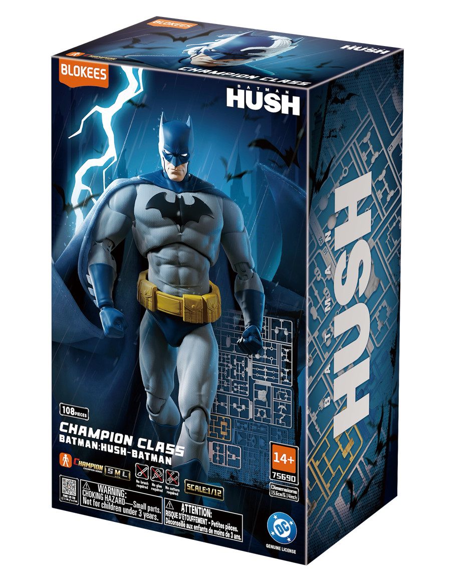 Batman HUSH - Blokees Deluxe DC Champion Class Series - Model Kit Action Figure