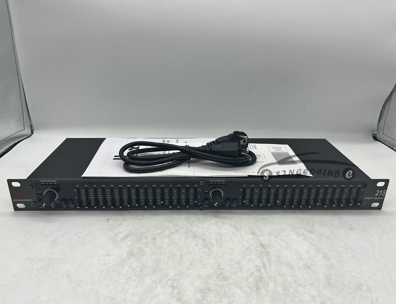 DBX 215 For - Dual-Channel 15-Band Graphic Equalizer Like In Original Box