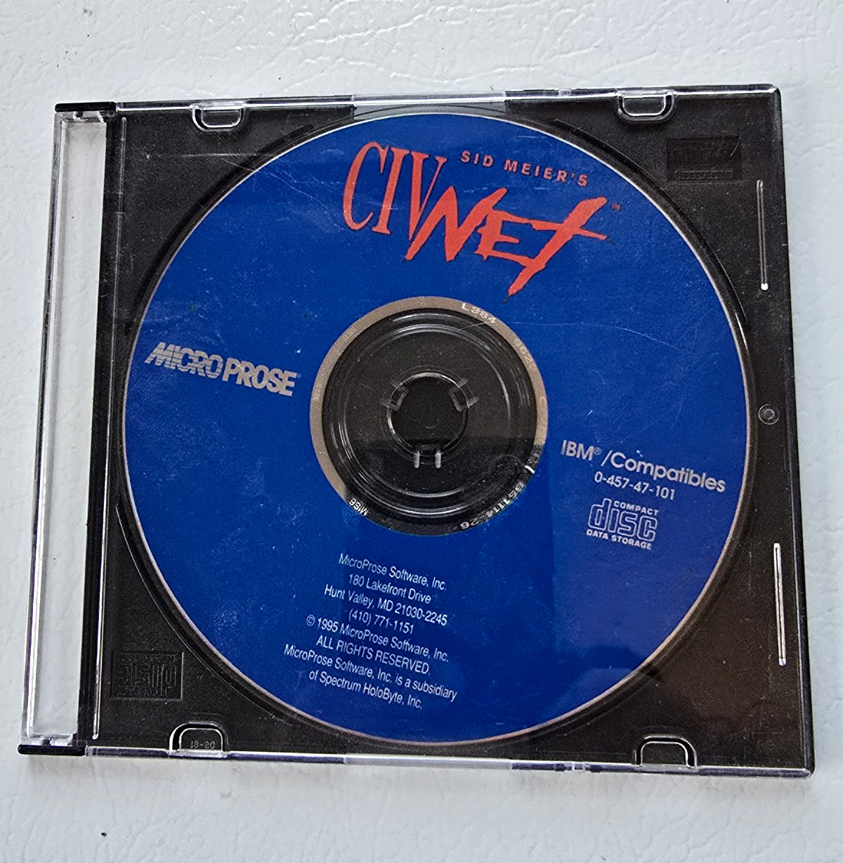 MicroProse Sid Meier\'s CivNet PC CD-ROM 1995 Civilization Series Loose MicroProse Sid Meier\'s CivNet PC CD-ROM 1995 Civilization Series Loose