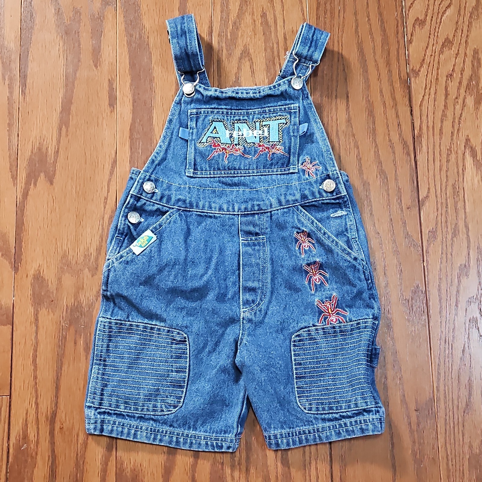 Vintage A Bug\'s Life Disney Pixar Kids Overalls Size 4 90s \ Vintage A Bug\'s Life Disney Pixar Kids Overalls Size 4 90s \