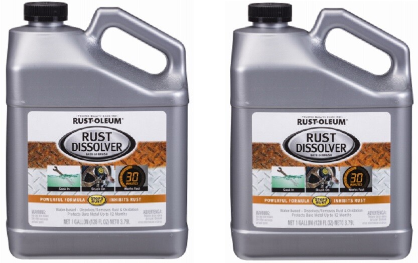 (2) Gal Rust-Oleum 286746 1 Gallon Water Based Rust Dissolver