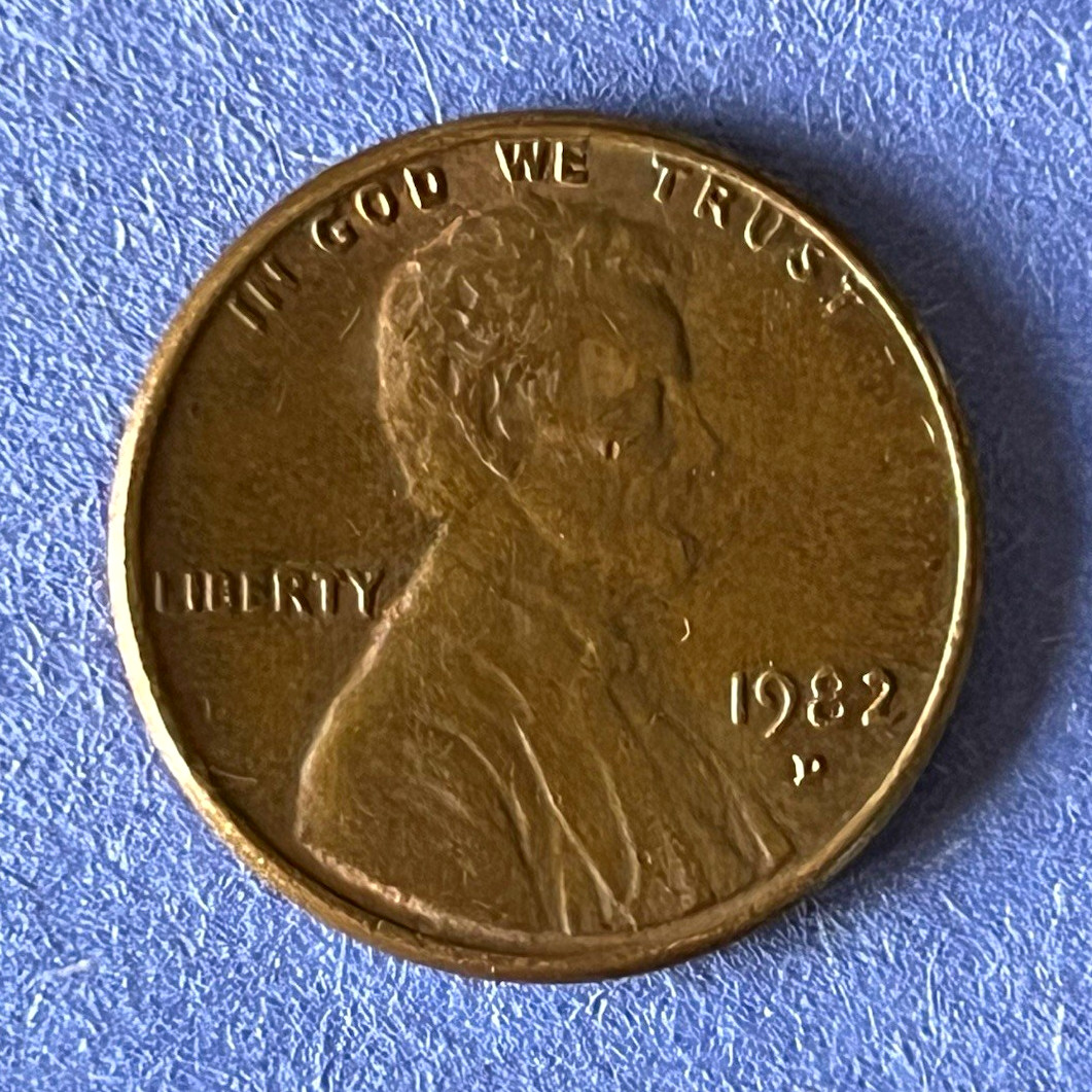 Lincoln Memorial 1982-D Denver Business Strike 95% Copper BN Lincoln Memorial 1982-D Denver Business Strike 95% Copper BN