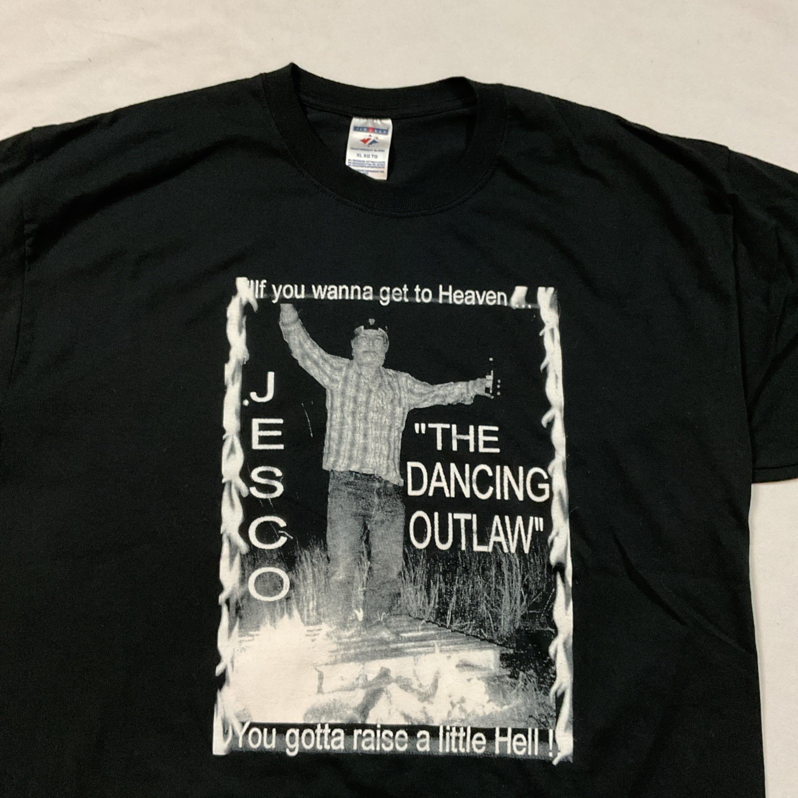Vtg Jesco White Dancing Outlaw T Shirt Mens XL Black Soft Boone County XL Vtg Jesco White Dancing Outlaw T Shirt Mens XL Black Soft Boone County XL