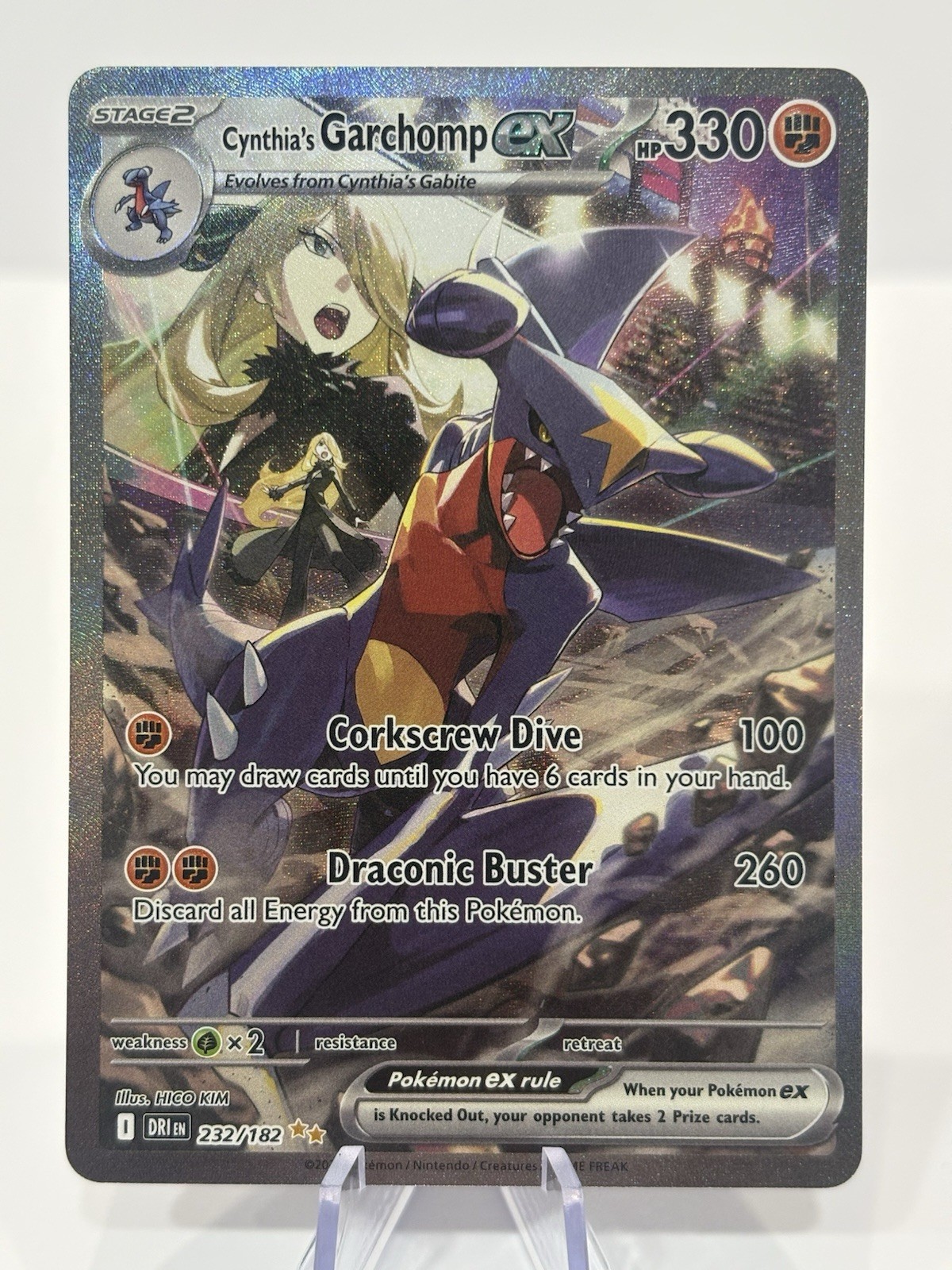Cynthia\'s Garchomp ex SIR - 232/182 - SV10: Destined Rivals (DRI) Cynthia\'s Garchomp ex SIR - 232/182 - SV10: Destined Rivals (DRI)