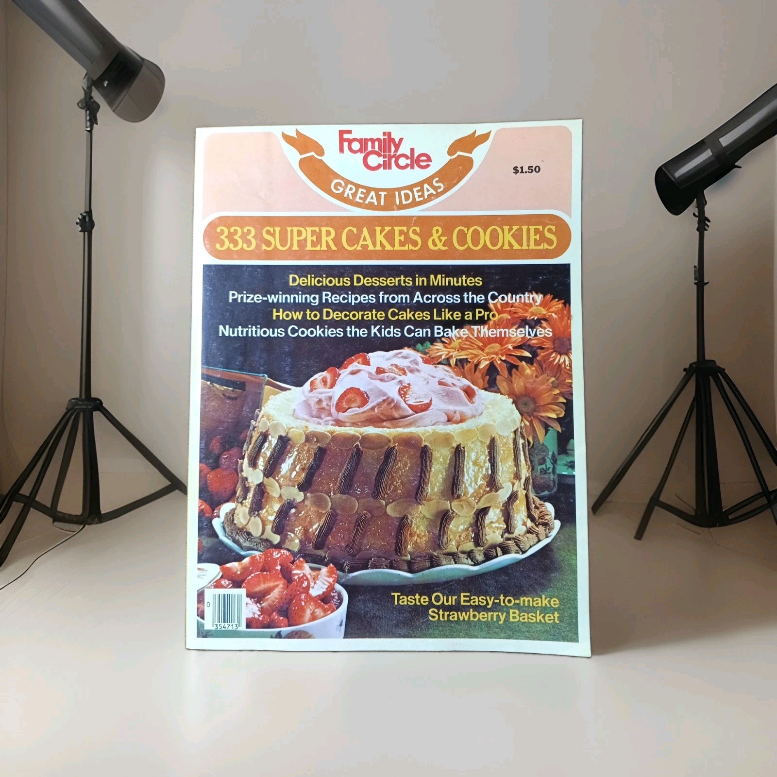 Vintage 1970s Family Circle Great Ideas 333 Super Cakes & Cookies Cookbook... Vintage 1970s Family Circle Great Ideas 333 Super Cakes & Cookies Cookbook...