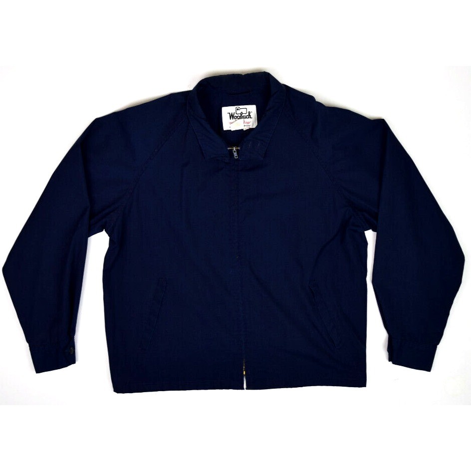 Vintage Woolrich Harrington Jacket Mens 44 60s Navy Blue Jacket Cobain Special
