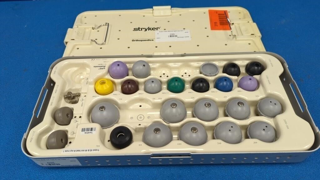 Stryker Trident 2402-1030 LFIT C-Taper 40/44mm Head & Cup Trial Set w/ Case